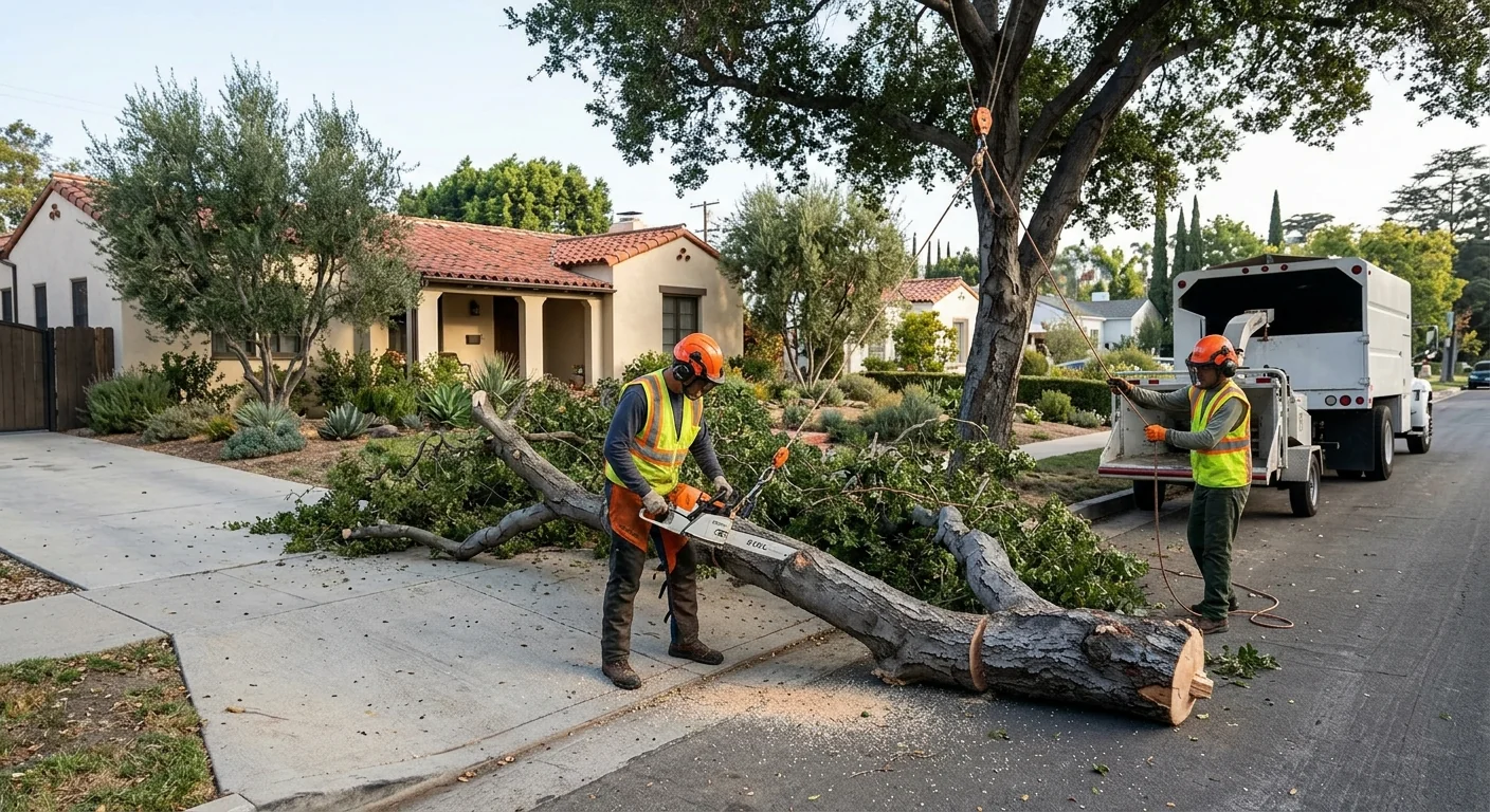 Tree Service service project completed by Glendale Tree Service Experts in Glendale, CA