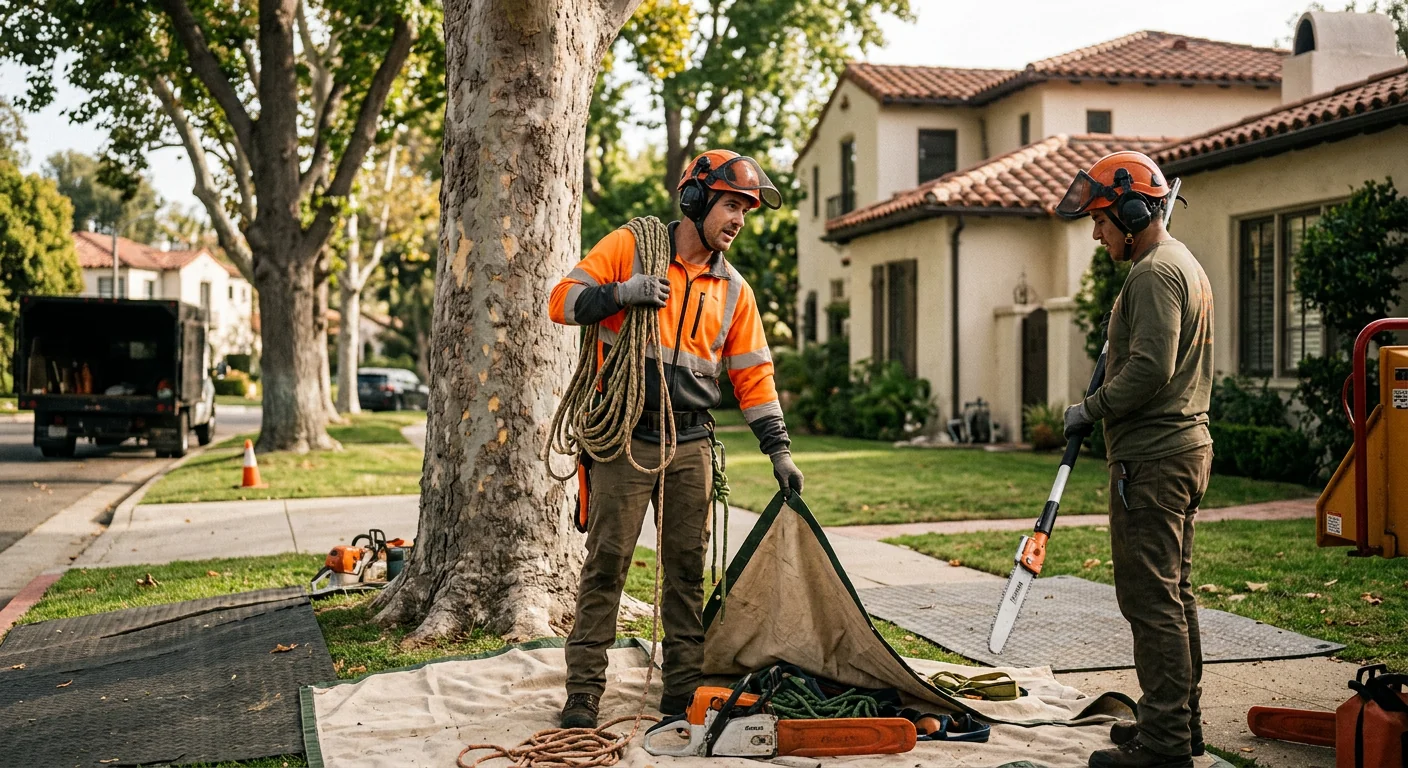 Cleared residential lot ready for new use in Glendale